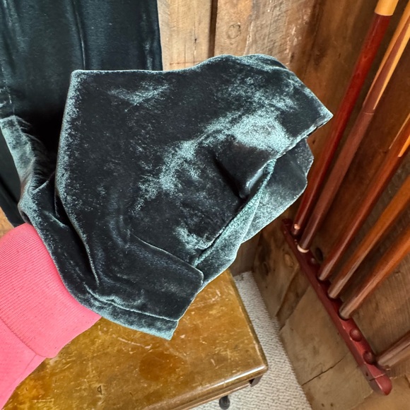 Etro Dark Green Velvet Pants- Size IT/40. - US/4 - Picture 9 of 15